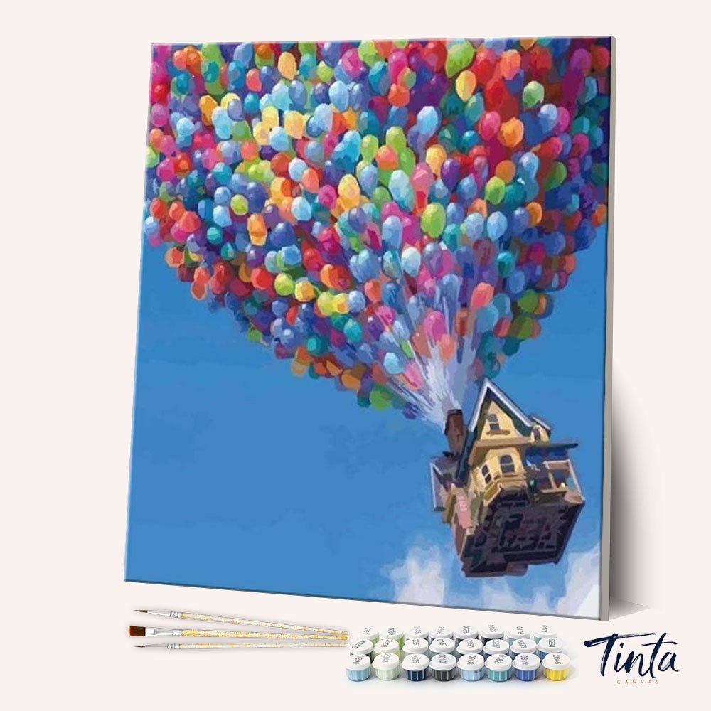 Up House paint by numbers kit