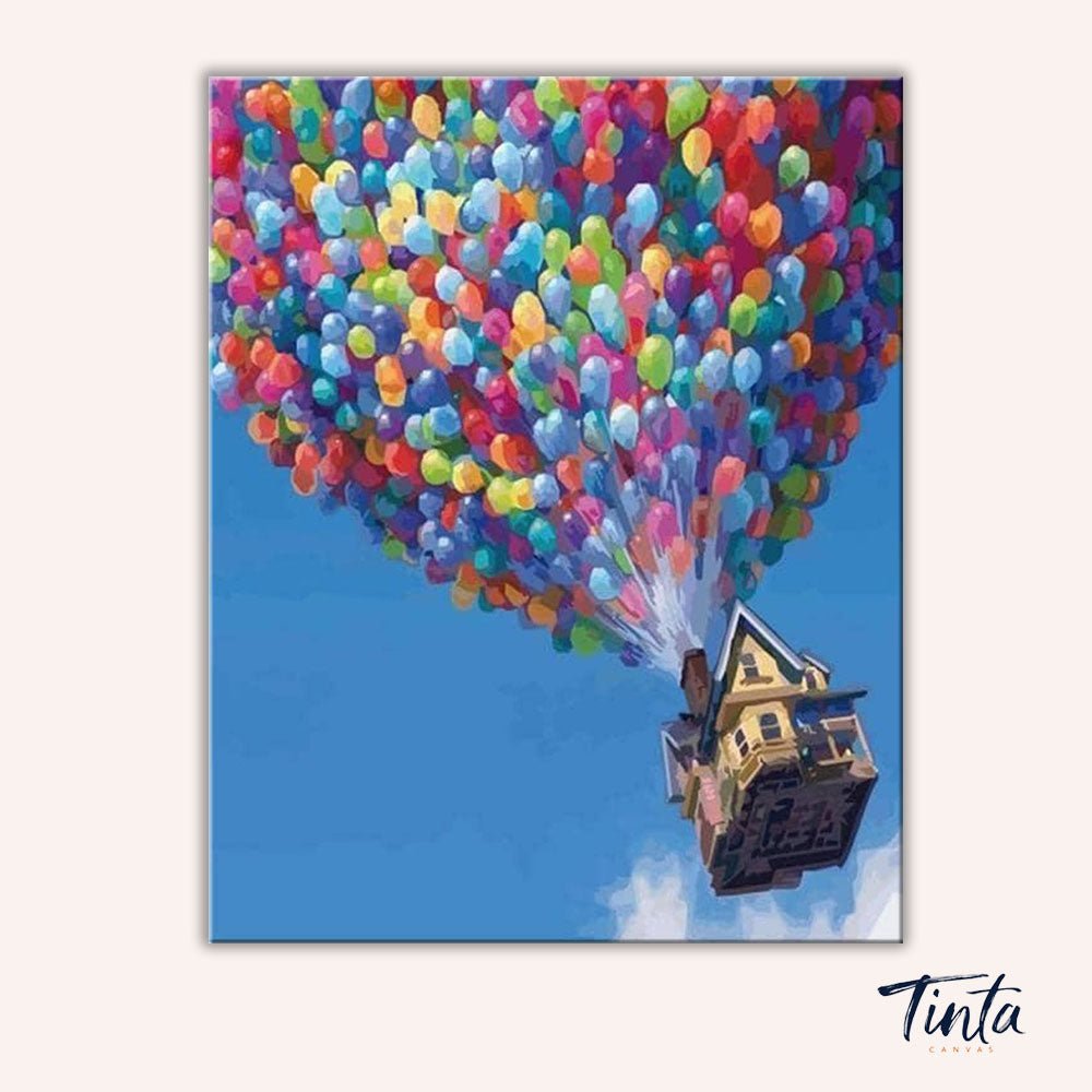 Up House paint by numbers kit