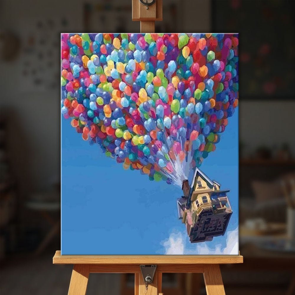 Up House paint by numbers kit