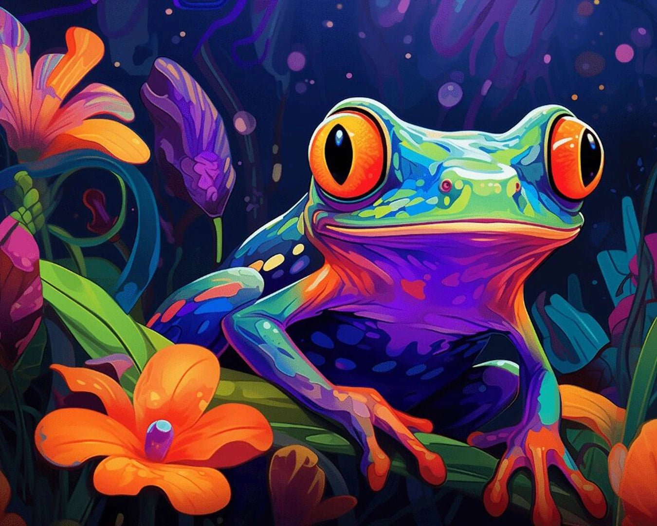 Neon Jungle Frog
