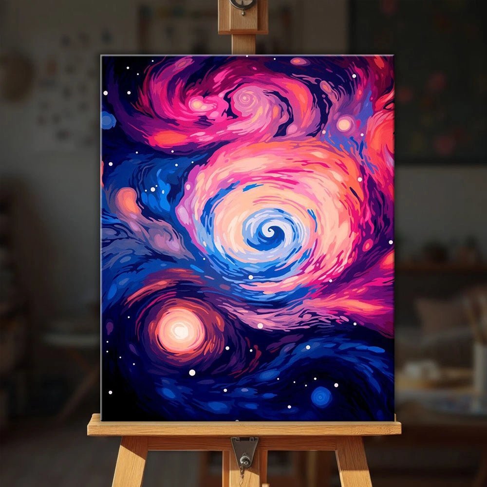 Celestial Spiral paint by numbers kit