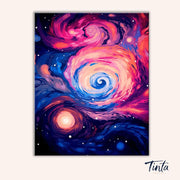 Celestial Spiral paint by numbers kit