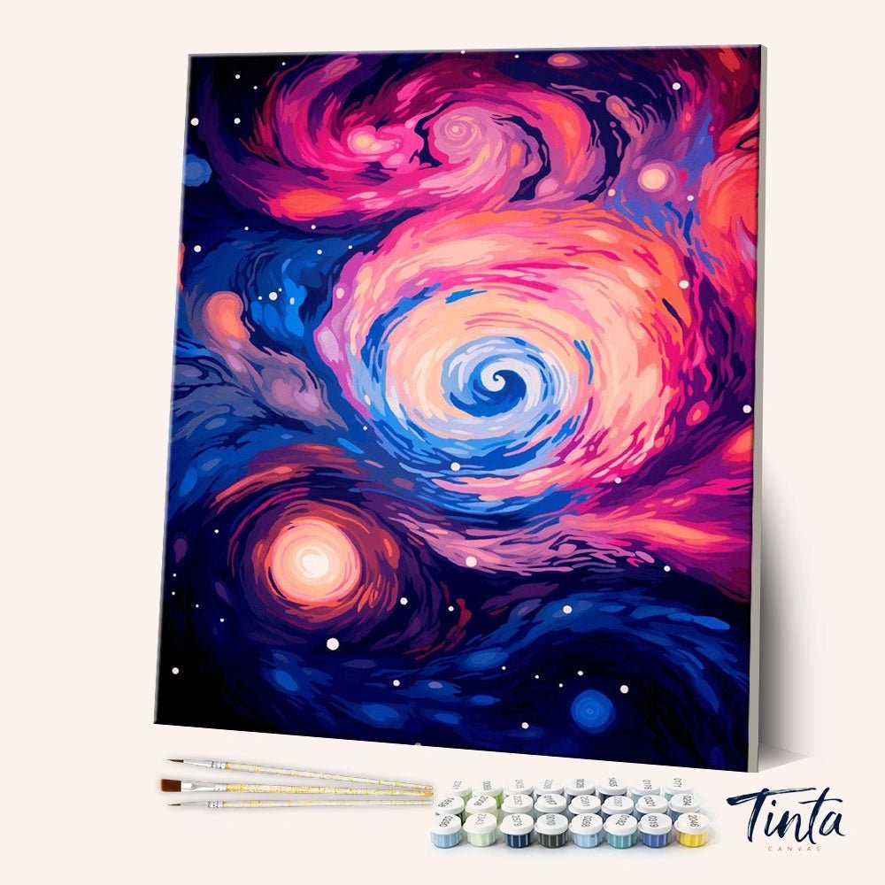 Celestial Spiral paint by numbers kit
