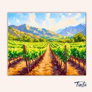 Vibrant Vineyard paint by numbers kit