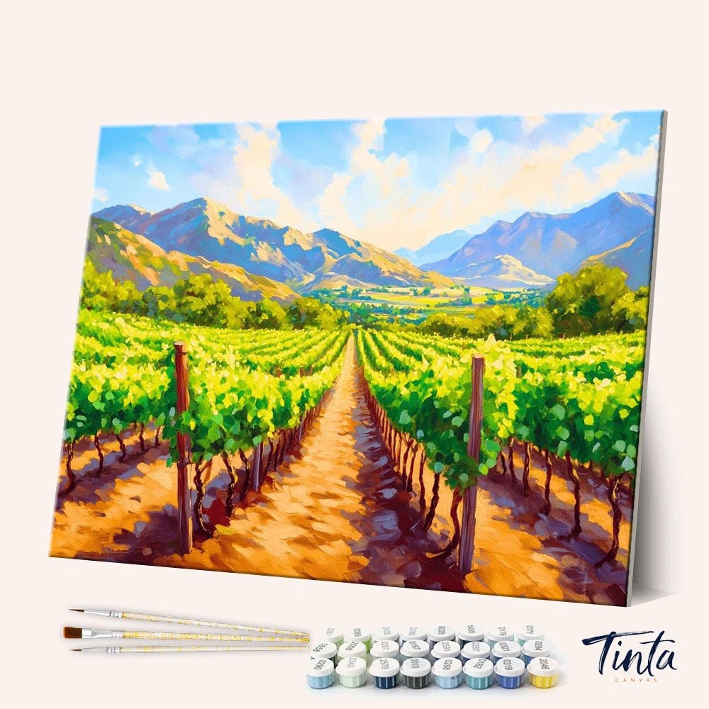 Vibrant Vineyard paint by numbers kit