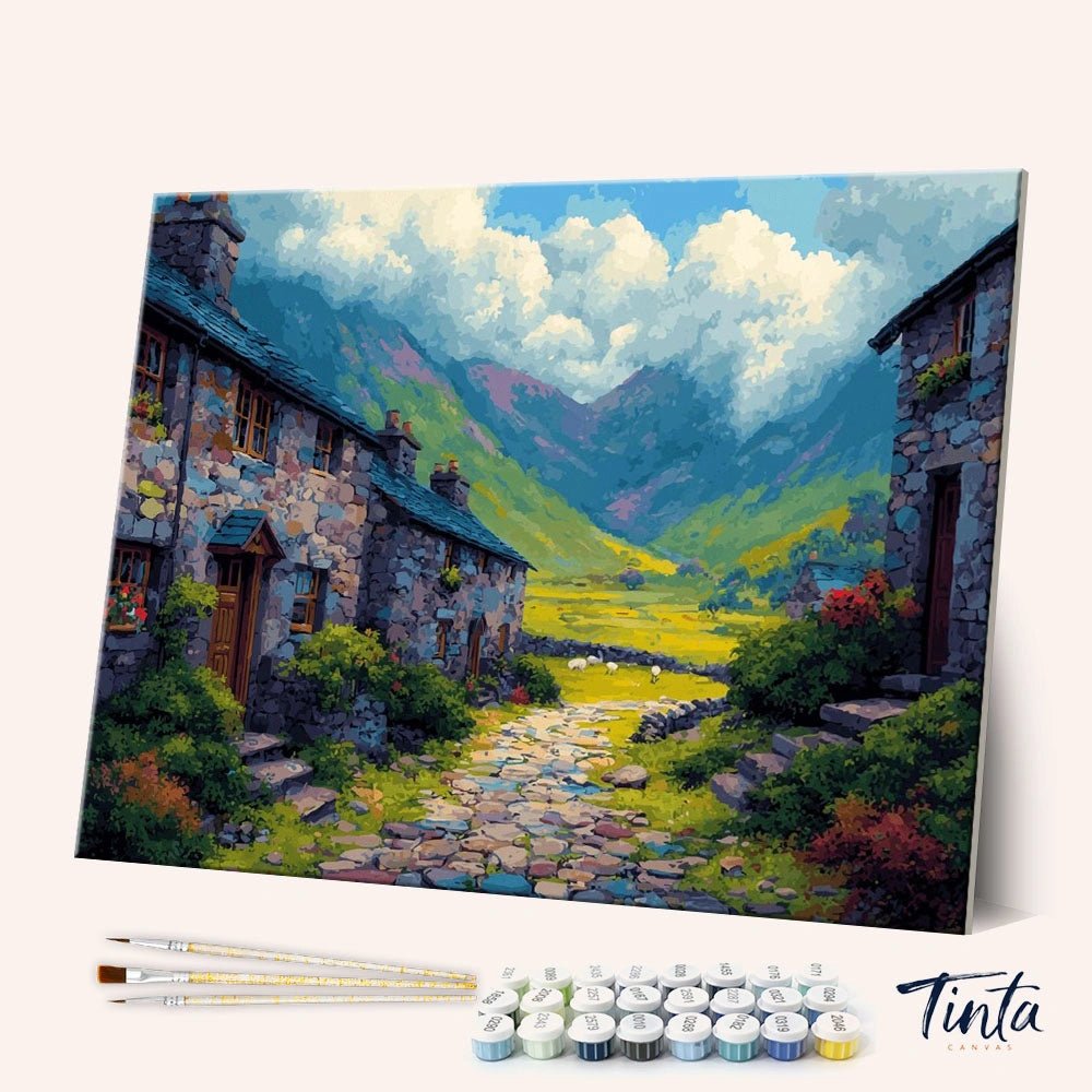 Quiet Valley Passage paint by numbers kit