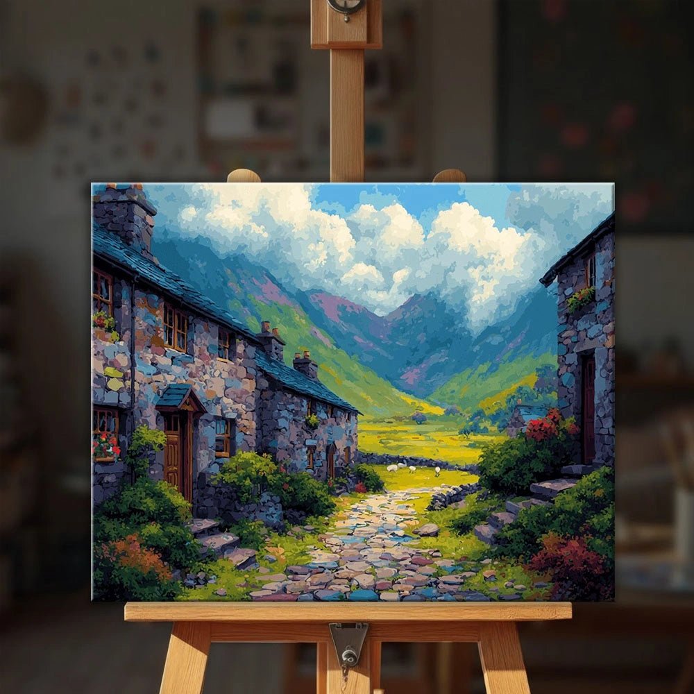 Quiet Valley Passage paint by numbers kit