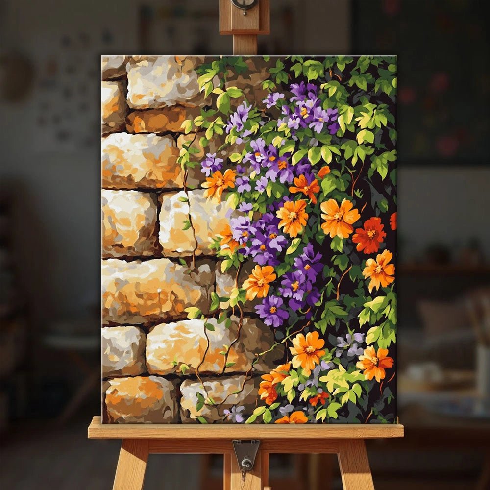 Vine Walls paint by numbers kit