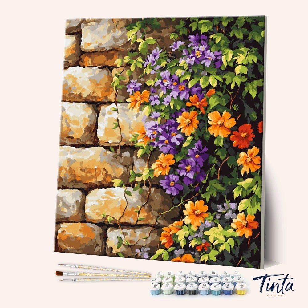 Vine Walls paint by numbers kit