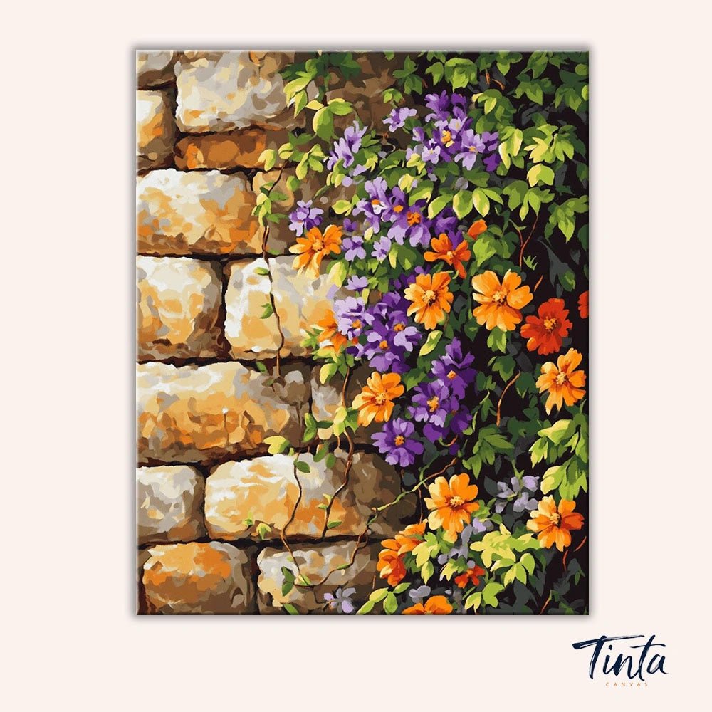 Vine Walls paint by numbers kit