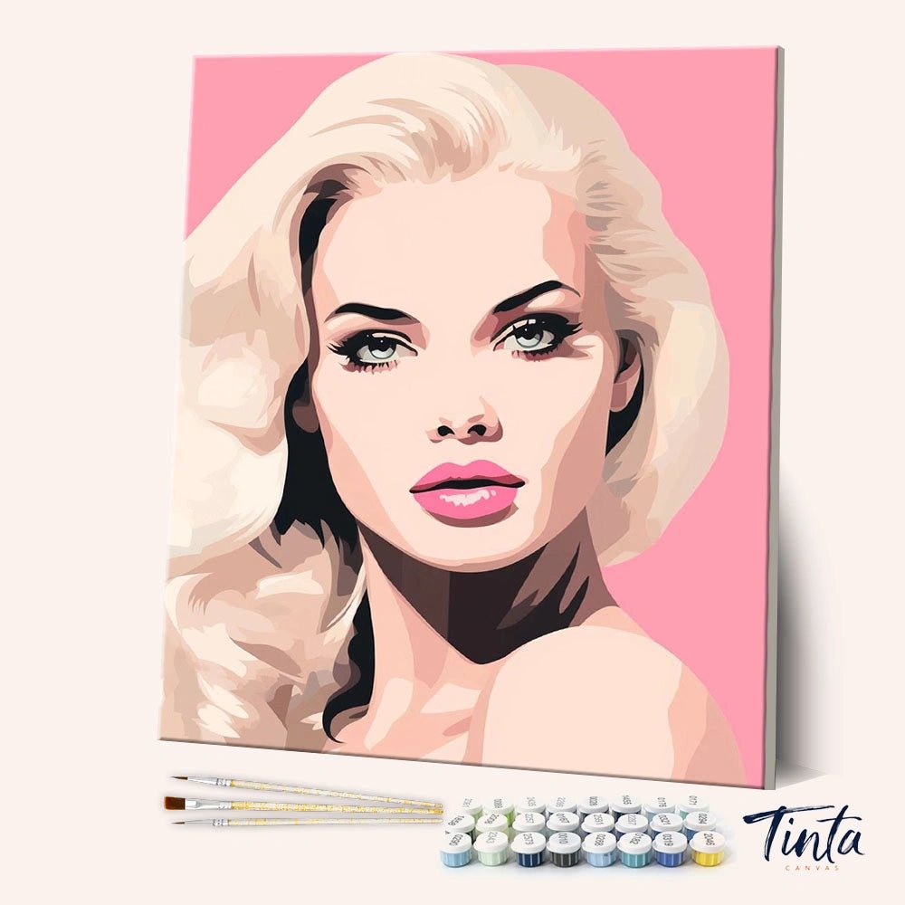 Blush Icon paint by numbers kit