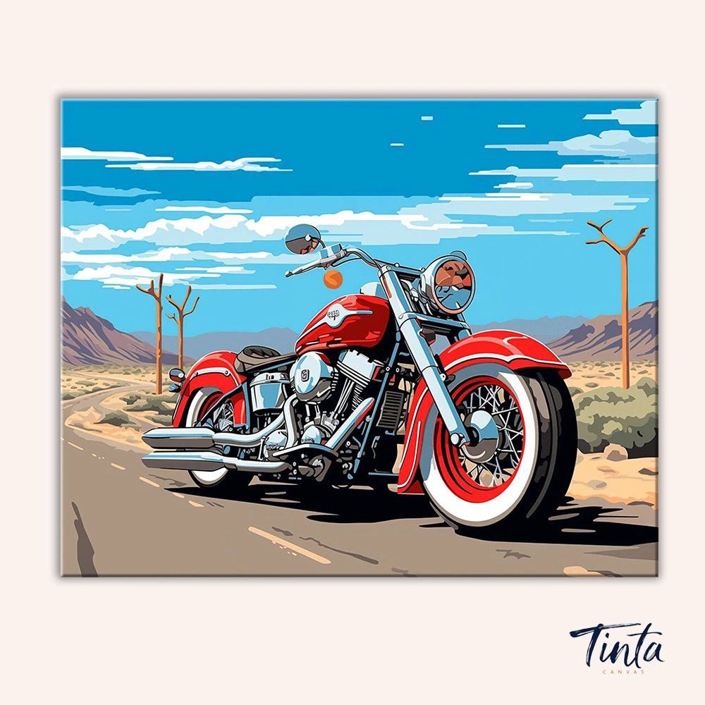 Chopper Motorcycle Beach