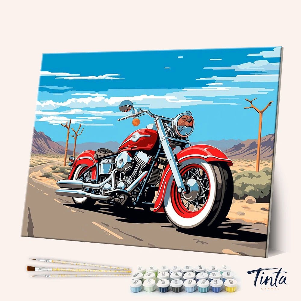 Chopper Motorcycle Beach