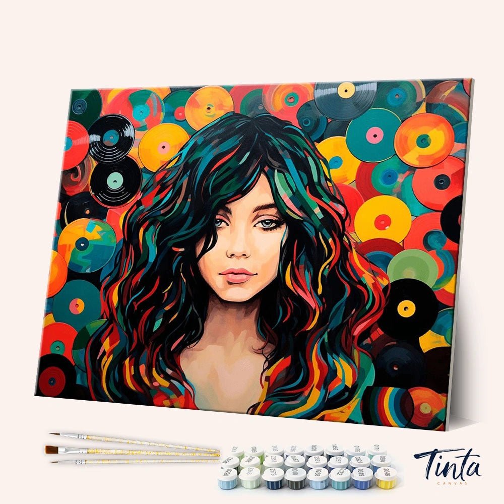 Echoes in Color paint by numbers kit