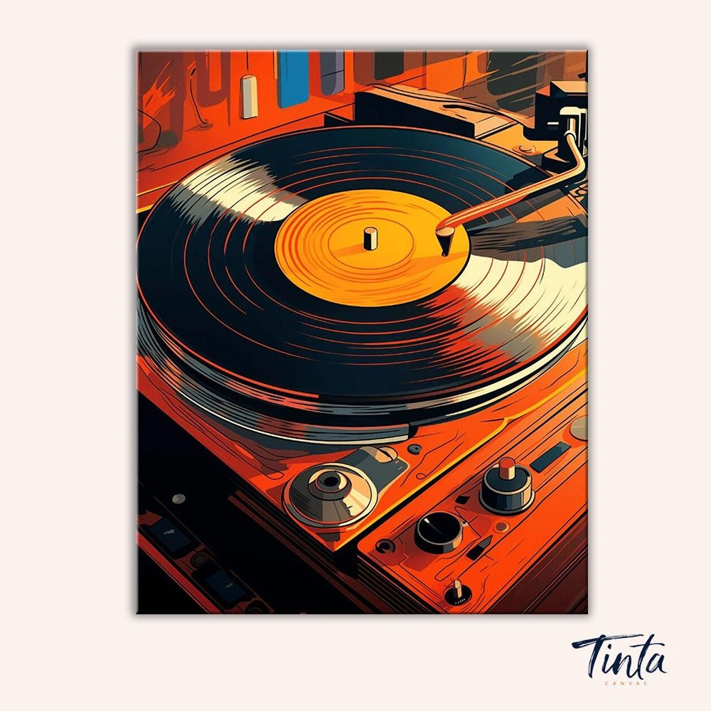 Nocturne on Vinyl paint by numbers kit