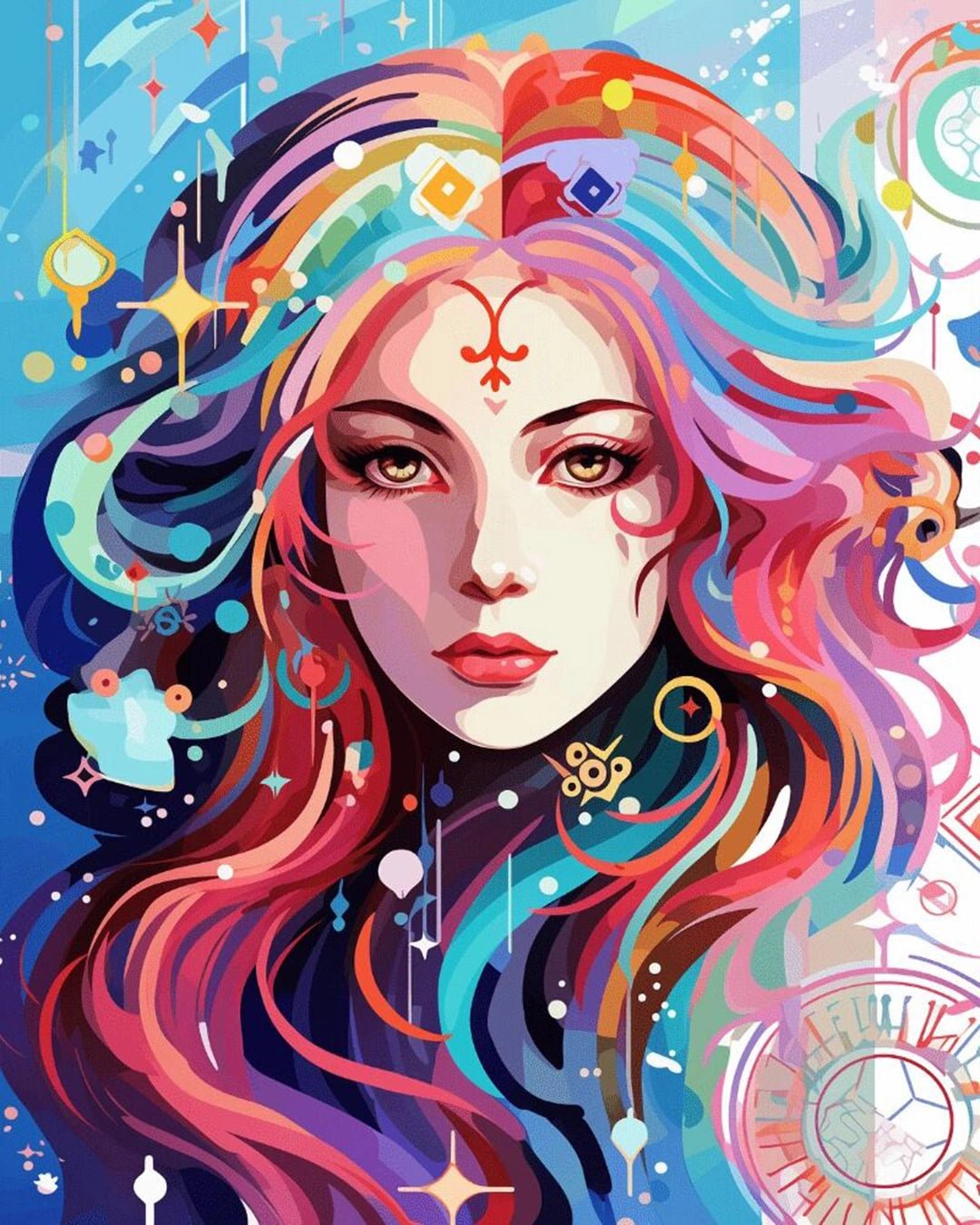 Celestial Reverie paint by numbers kit