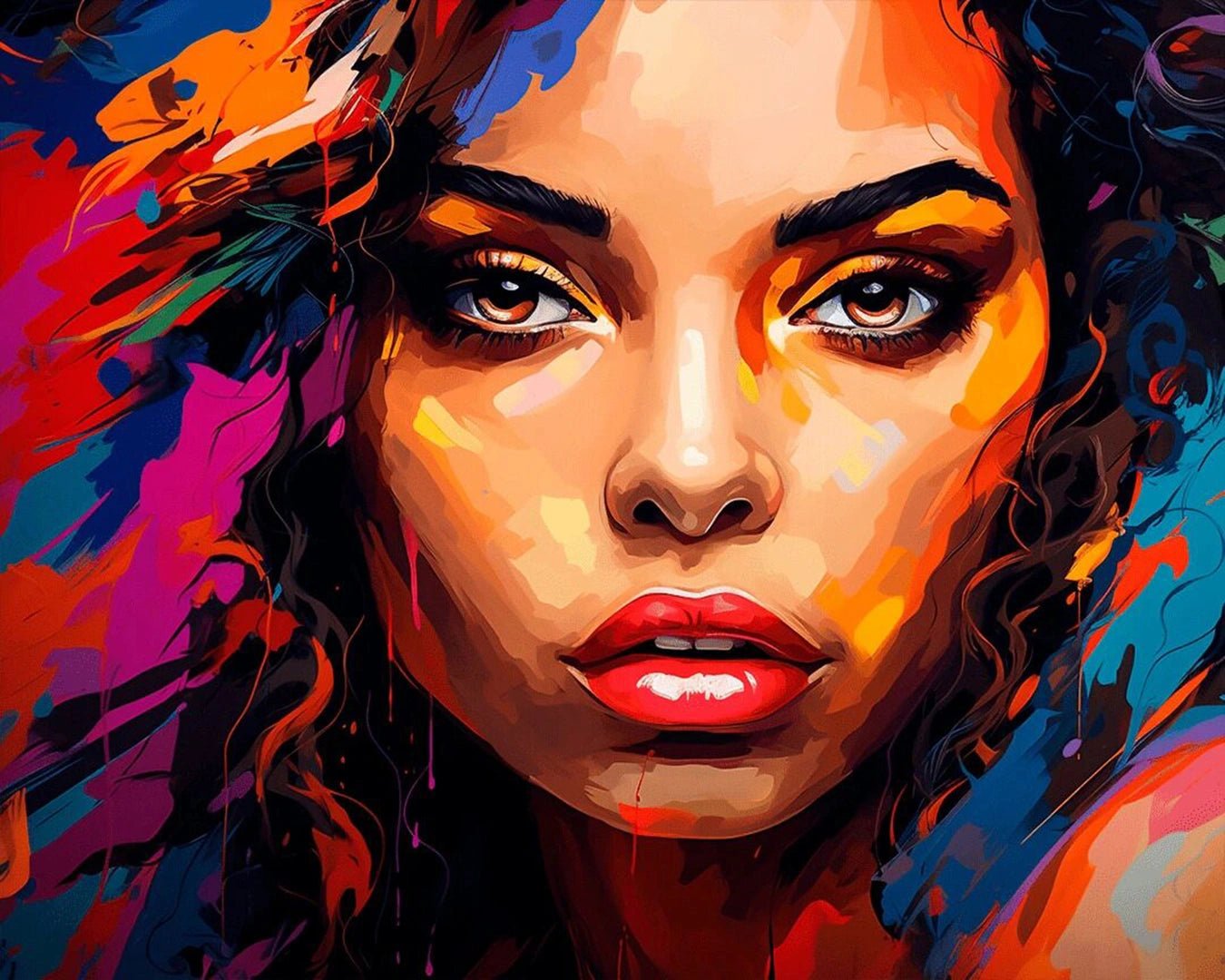Ember of Expression paint by numbers kit
