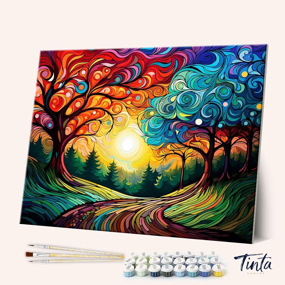 Vivid Wilderness paint by numbers kit
