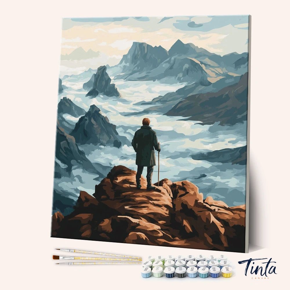 Solitude Above the Mist paint by numbers kit