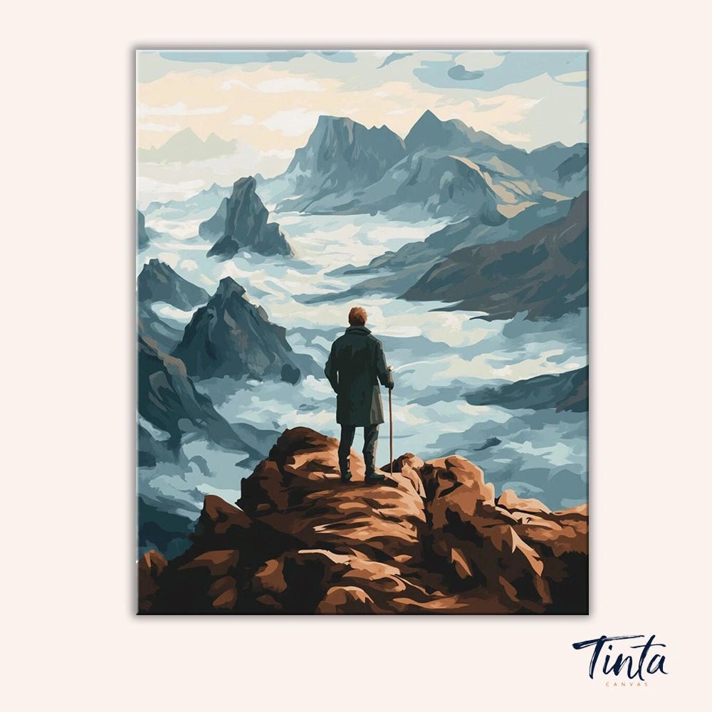 Solitude Above the Mist paint by numbers kit