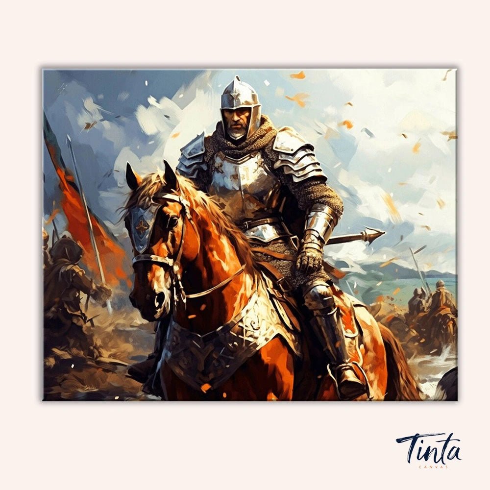 Valor in the Storm paint by numbers kit