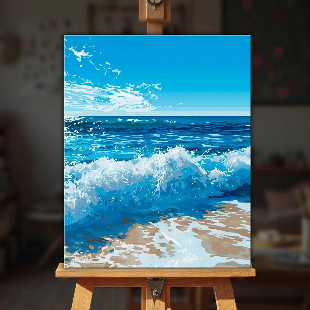 Azure Tides paint by numbers kit
