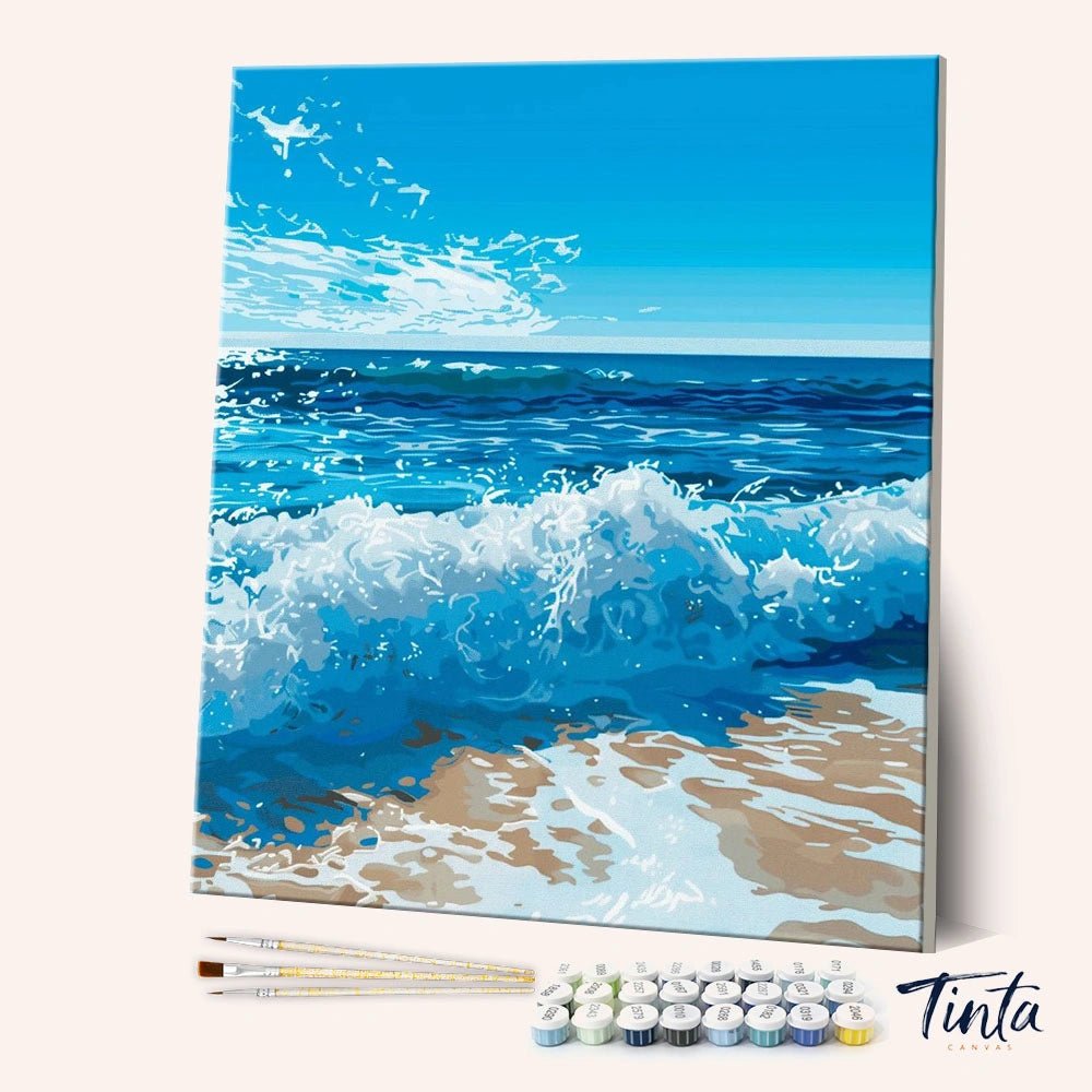 Azure Tides paint by numbers kit