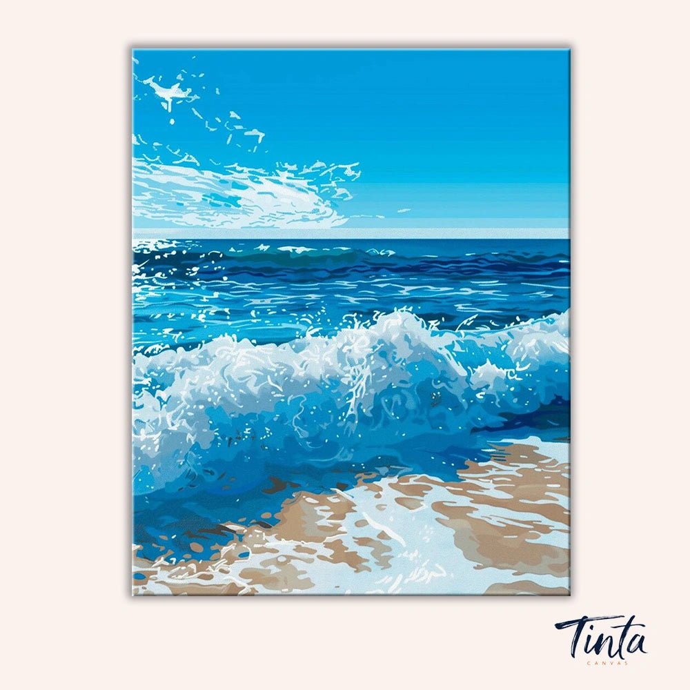 Azure Tides paint by numbers kit