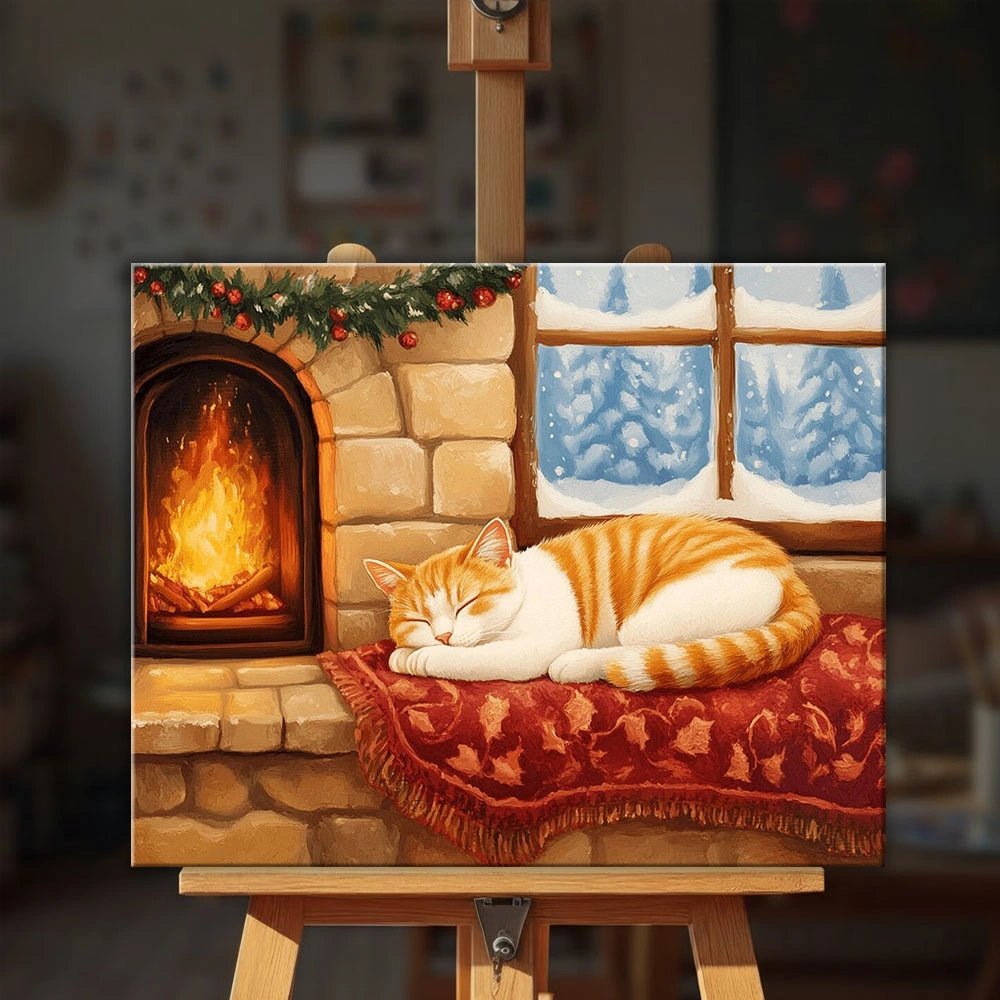 Hearthside Slumber paint by numbers kit