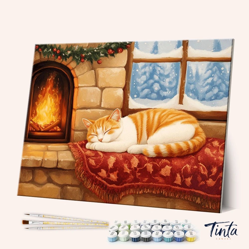 Hearthside Slumber paint by numbers kit