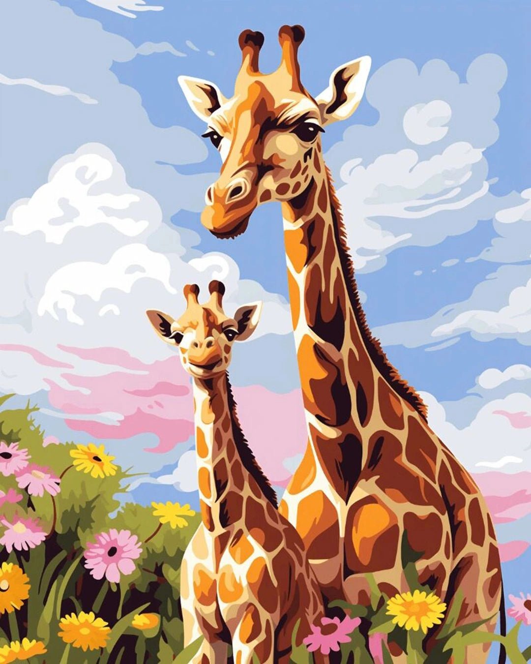 Watch and Learn paint by numbers kit