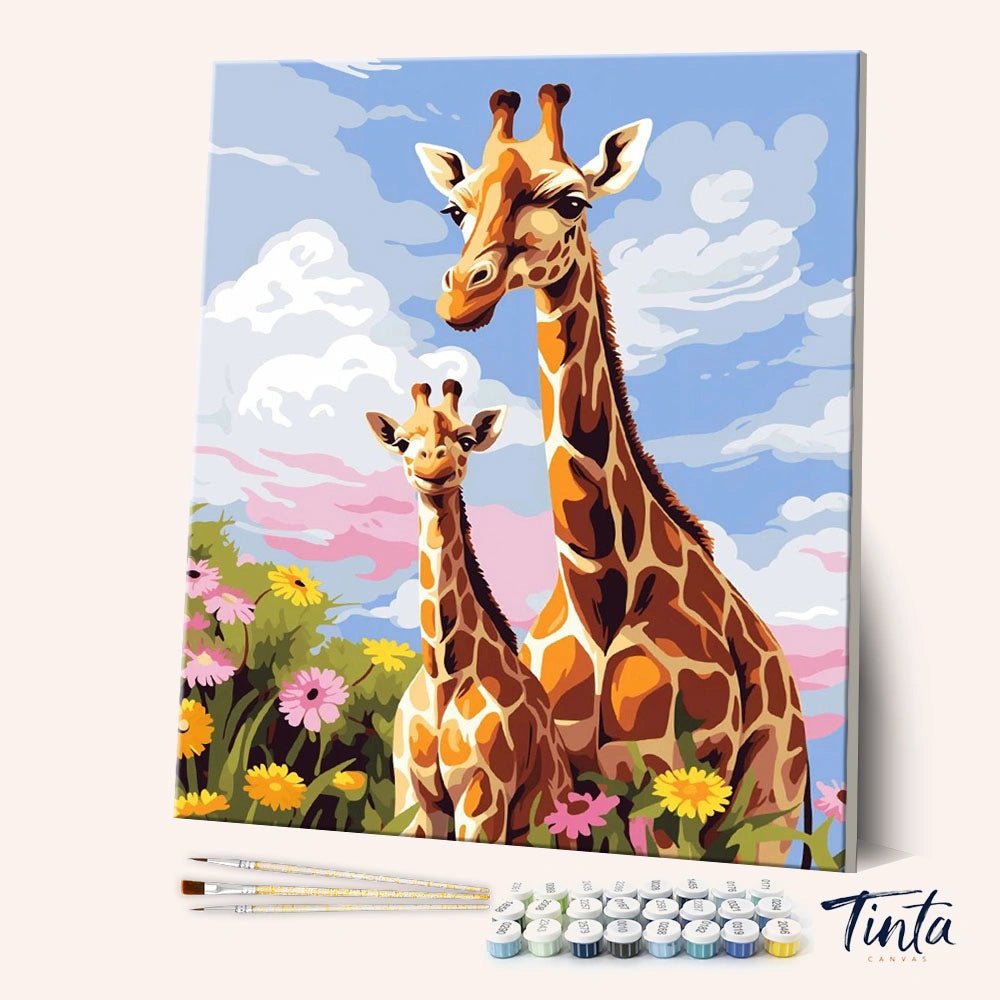 Watch and Learn paint by numbers kit