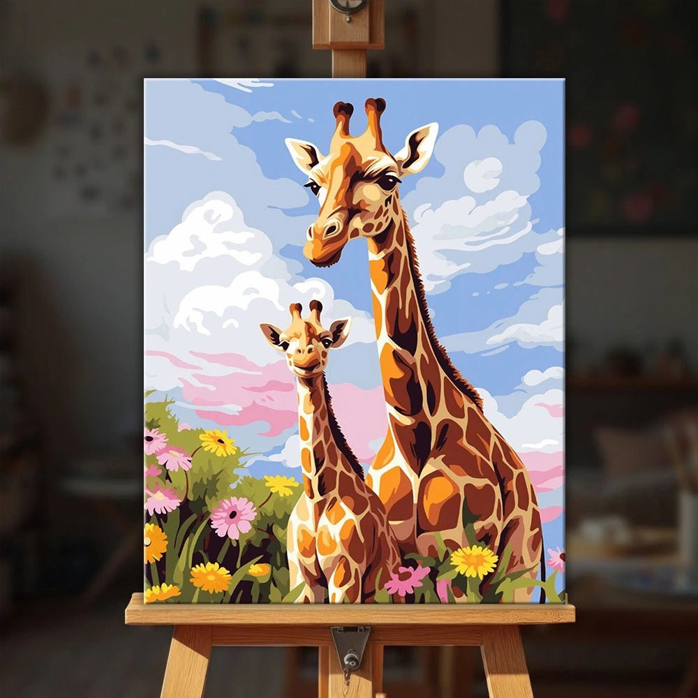 Watch and Learn paint by numbers kit