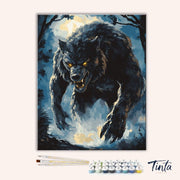 Werewolf Awakens paint by numbers kit