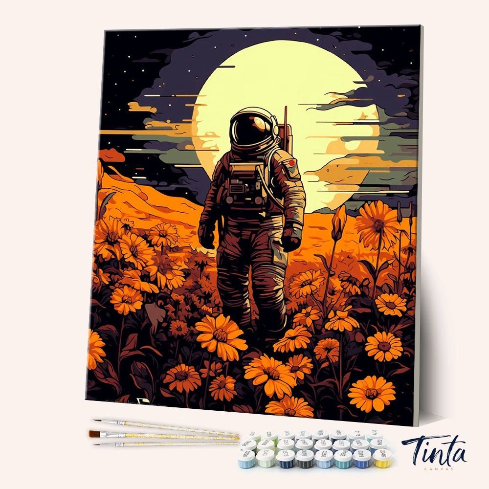 Astronaut's Harvest paint by numbers kit