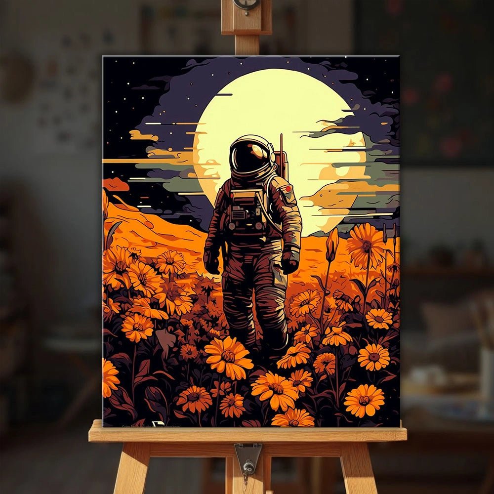 Astronaut's Harvest paint by numbers kit