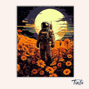 Astronaut's Harvest paint by numbers kit