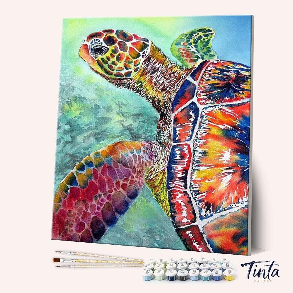 Myrtle the Turtle paint by numbers kit