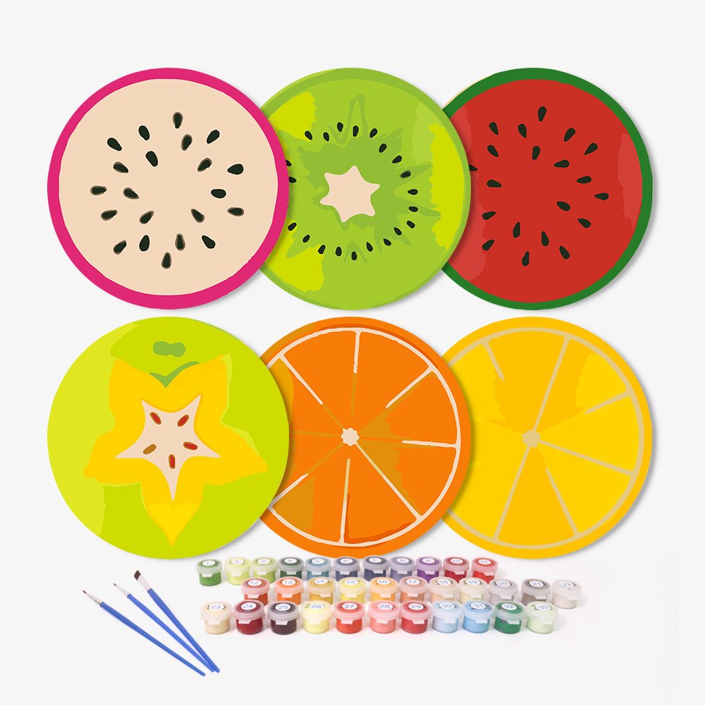Citrus Splash (6 Pieces) paint by numbers kit