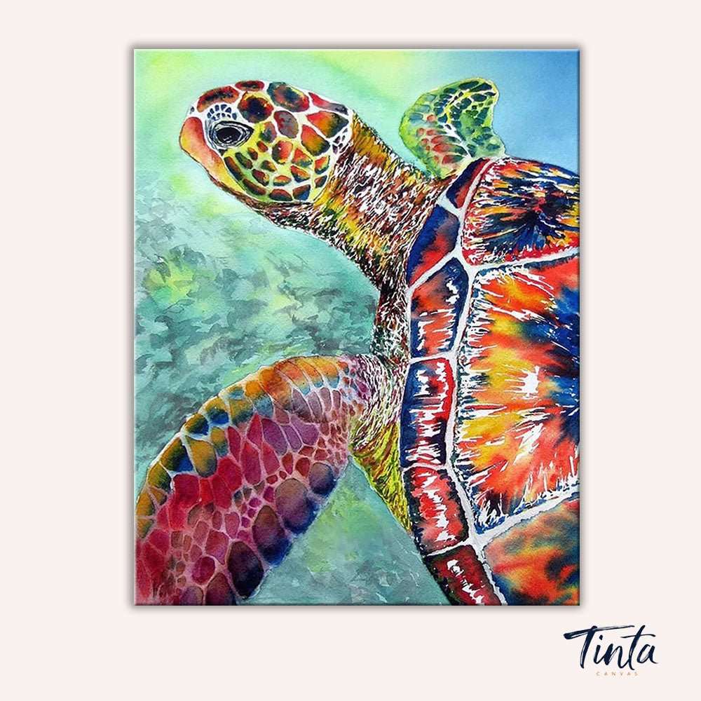 Myrtle the Turtle paint by numbers kit