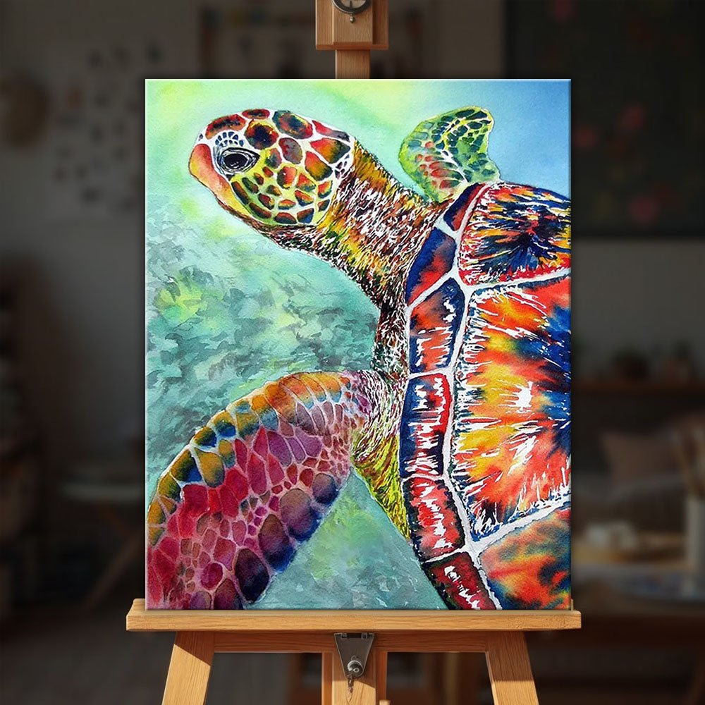 Myrtle the Turtle paint by numbers kit
