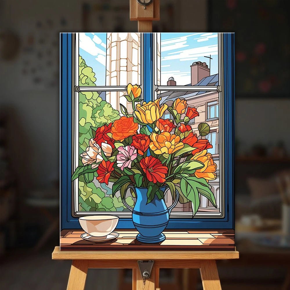 Aromatic View paint by numbers kit