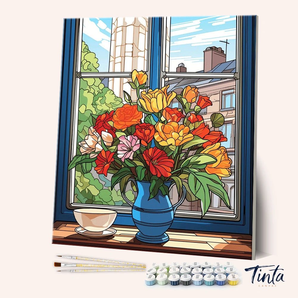 Aromatic View paint by numbers kit