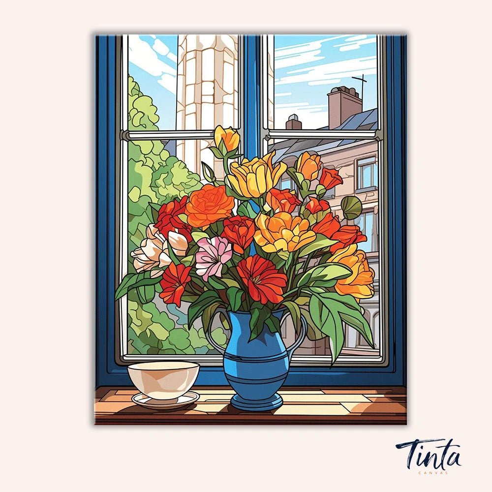 Aromatic View paint by numbers kit