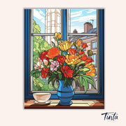 Aromatic View paint by numbers kit