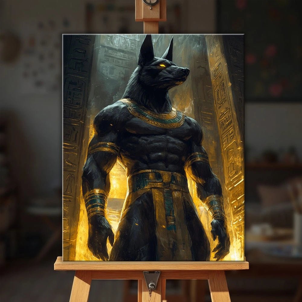 Anubis paint by numbers kit
