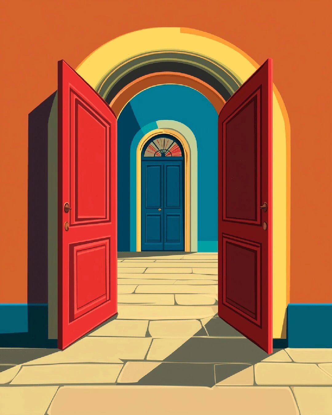 Another Door paint by numbers kit