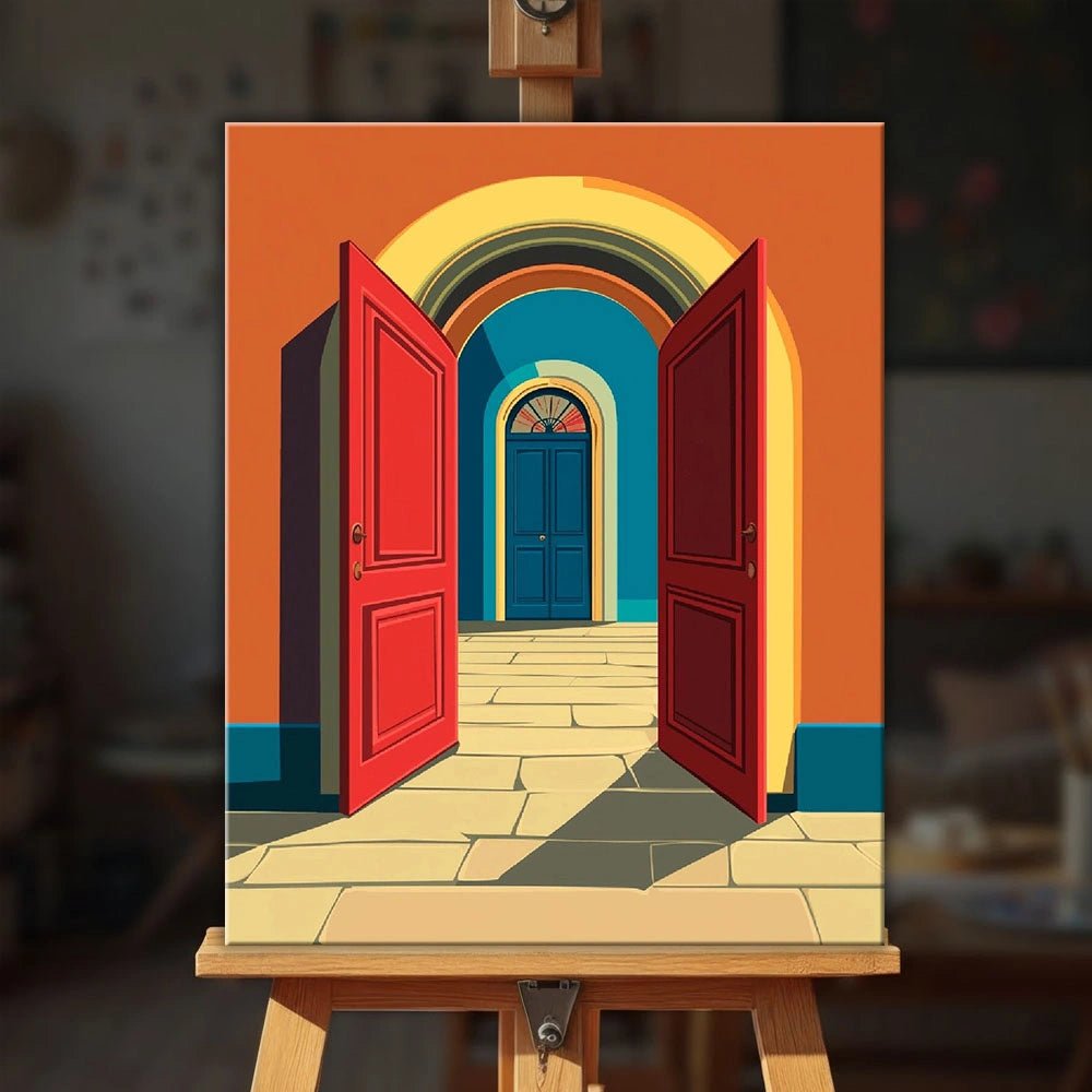 Another Door paint by numbers kit