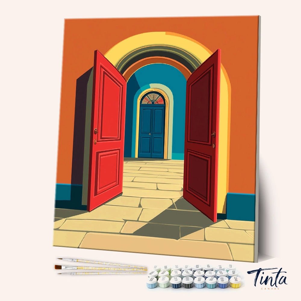 Another Door paint by numbers kit