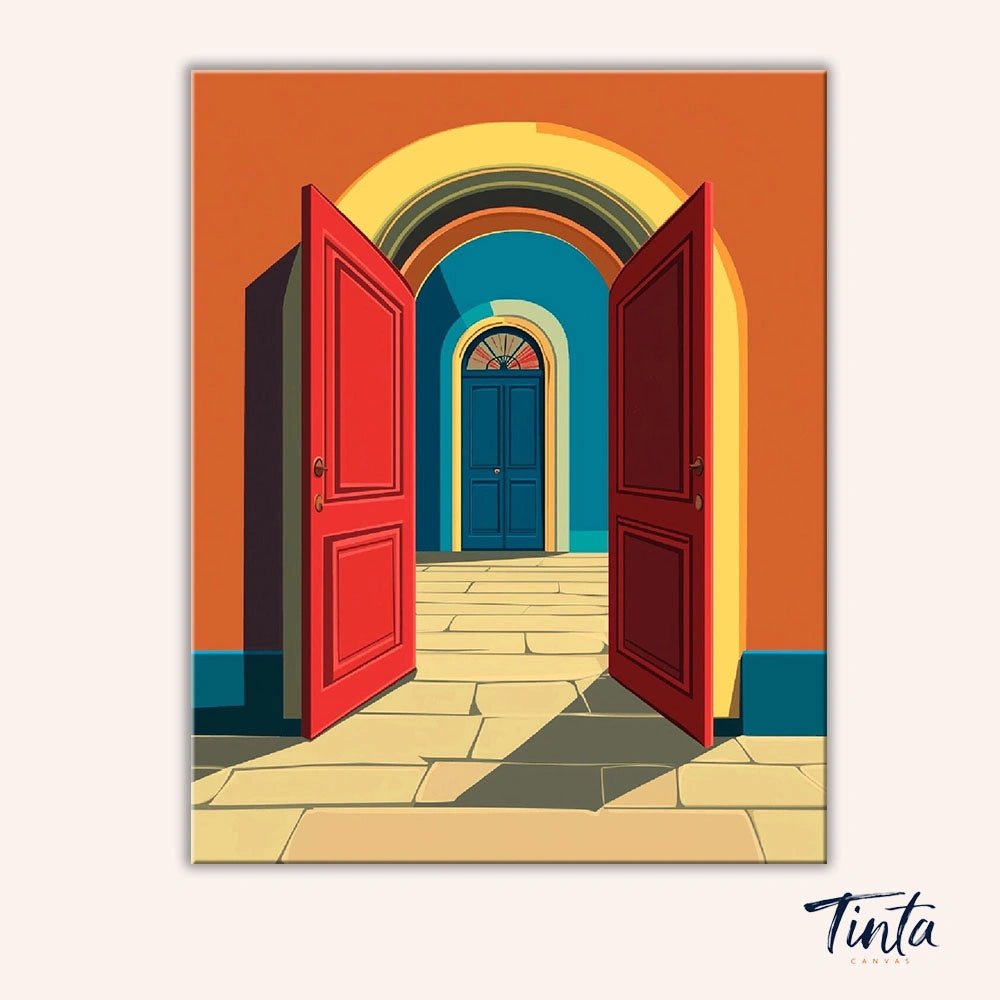 Another Door paint by numbers kit
